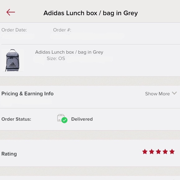 💲ale ADIDAS Lunch Bag / Box - Grey - Picture 8 of 8